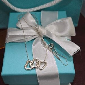 Tiffany & Co Triple Heart 20" Necklace